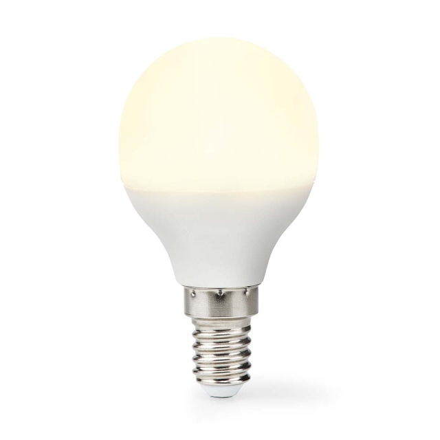 Nedis LED-Lamp E14 | G45 | 2.8 W | 250 lm | 2700 K | Warm Wit | Frosted | 1 Stuks