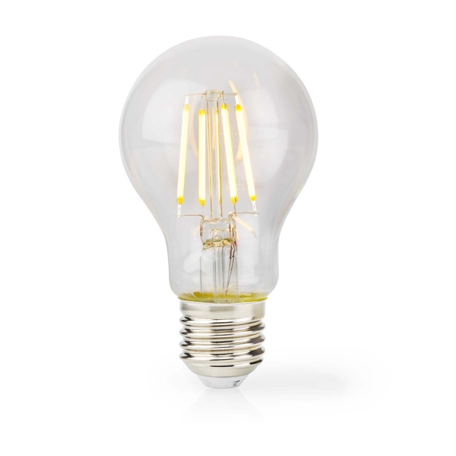 Nedis LED-Filamentlamp E27 | A60 | 7 W | 806 lm | 2700 K | Dimbaar | Warm Wit | Retrostijl | 1 Stuks