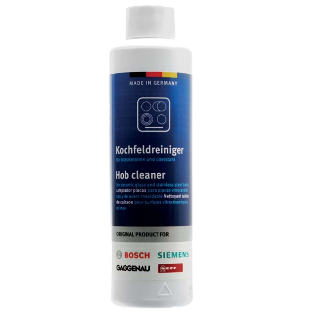 bosch Glaskeramische reiniger voor keramische, inductie en roestvrijstalen kookplaten - 250 ml