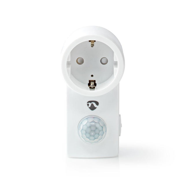 Nedis Bewegingsdetector | Binnenshuis | Type F (CEE 7/7) | Type-F (CEE 7/7) | 120 ° | 5 - 300 W | 300 W | 1200 W | 3 - 2000 Lux | Sensortechnologie: PIR | Sensorbereik: 0.0 - 9.0 m