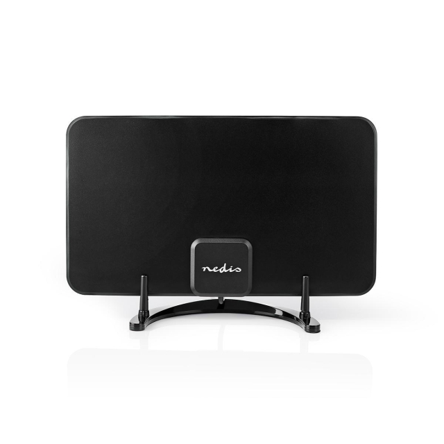 Nedis Binnenantenne | Actief | FM / UHF / VHF | Ontvangstbereik: 0-25 km | LTE700 | Versterking: 26 dB | ABS | Zwart