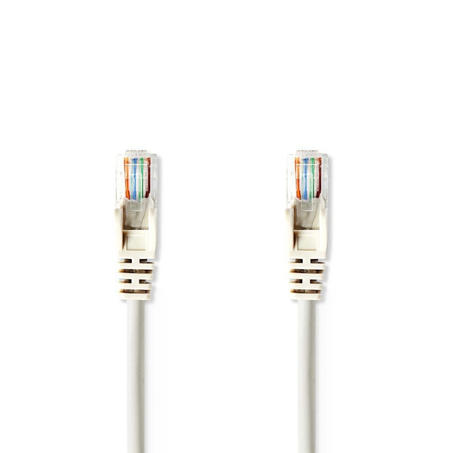 Nedis CAT5e Netwerkkabel | U/UTP | RJ45 Male | RJ45 Male | 5.00 m | Rond | PVC | Grijs | Envelop
