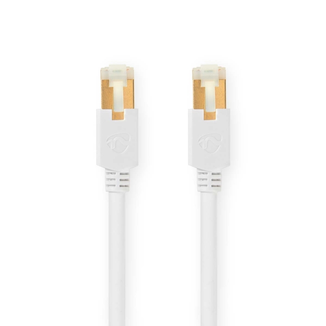 Nedis CAT6 Netwerkkabel | RJ45 Male | RJ45 Male | S/FTP | 1.50 m | Rond | LSZH / PVC | Wit | Window Box