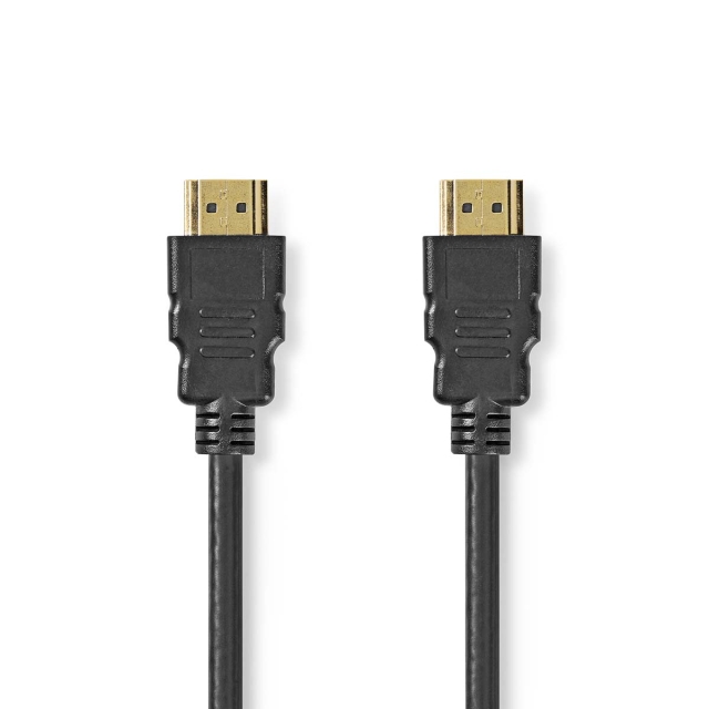 Nedis Ultra High Speed HDMI™-Kabel | HDMI™ Connector | HDMI™ Connector | 8K@60Hz | 48 Gbps | 1.00 m | Rond | 6.0 mm | Zwart | Doos