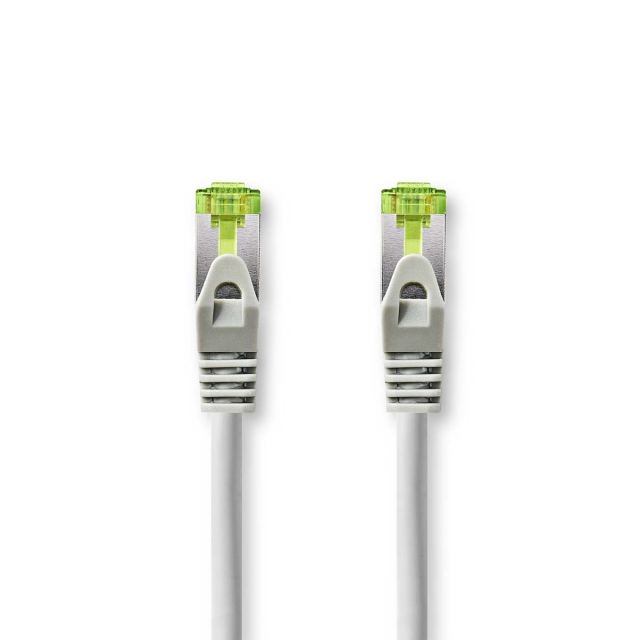 Nedis CAT7 Netwerkkabel | S/FTP | RJ45 Male | RJ45 Male | 2.00 m | Snagless | Rond | LSZH | Grijs | Doos