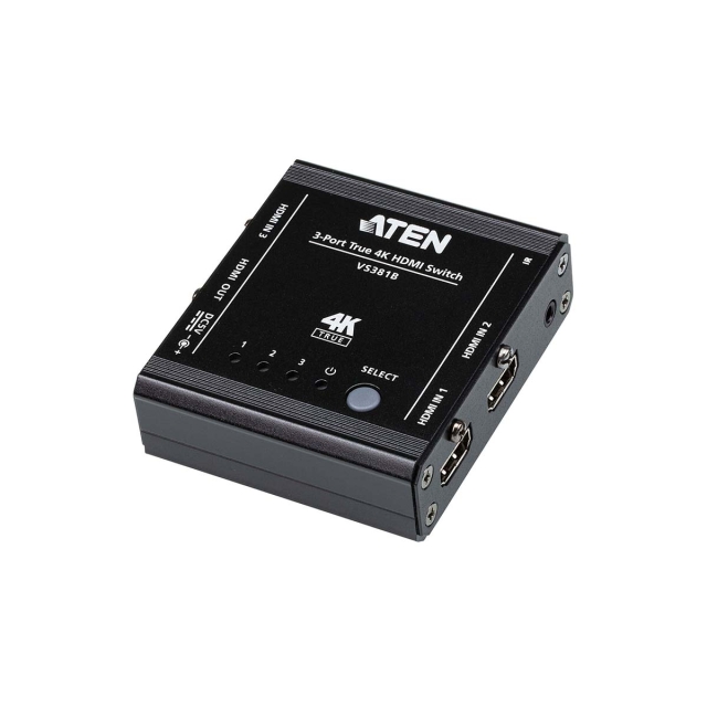 aten 3-poorts True 4K HDMI-schakelaar