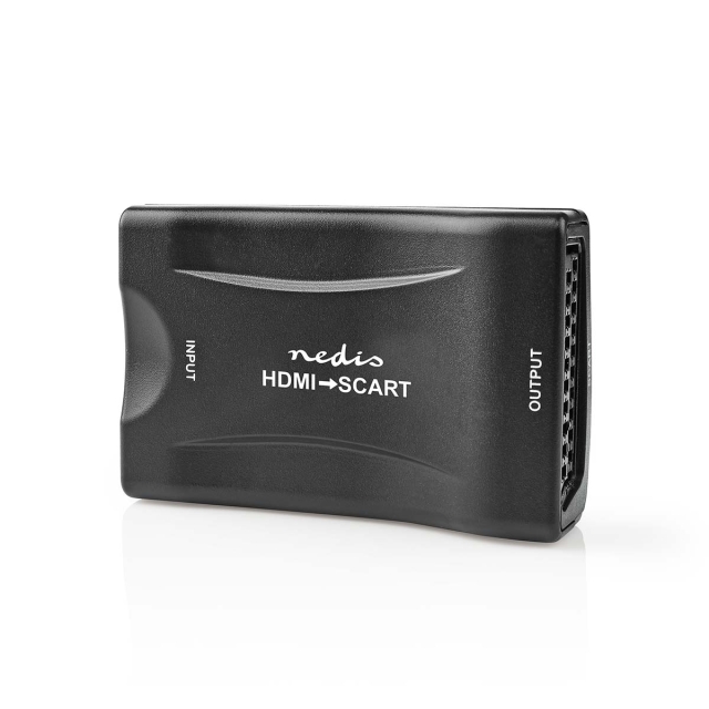 Nedis HDMI™-Converter | HDMI™ Input | Scart Female | 1-weg | 1080p | 1.2 Gbps | ABS | Zwart