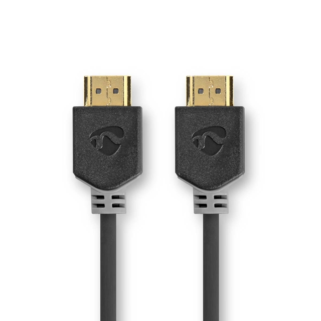 Nedis Ultra High Speed HDMI™-Kabel | HDMI™ Connector | HDMI™ Connector | 8K@60Hz | 48 Gbps | 5.00 m | Rond | 8.3 mm | Antraciet | Doos