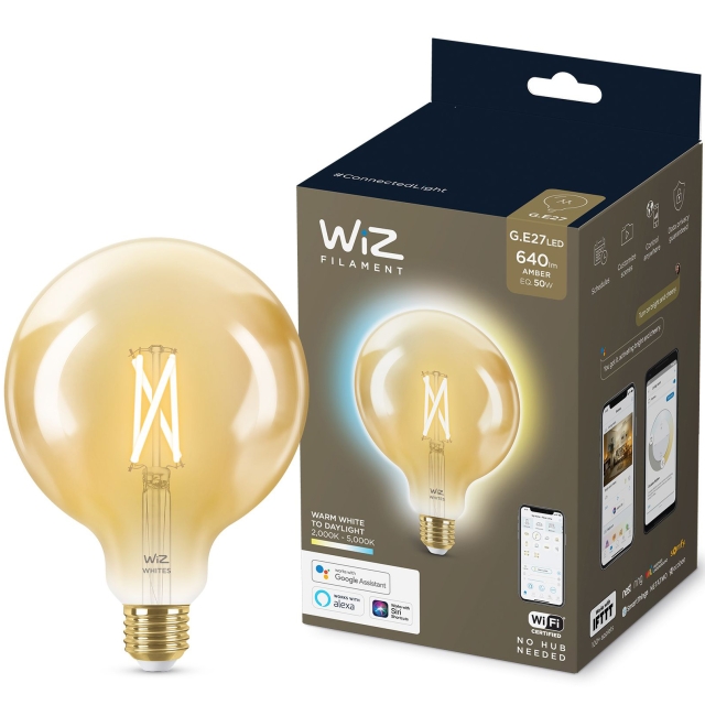 WiZ WiFi Smart LED E27 Glob 120 50