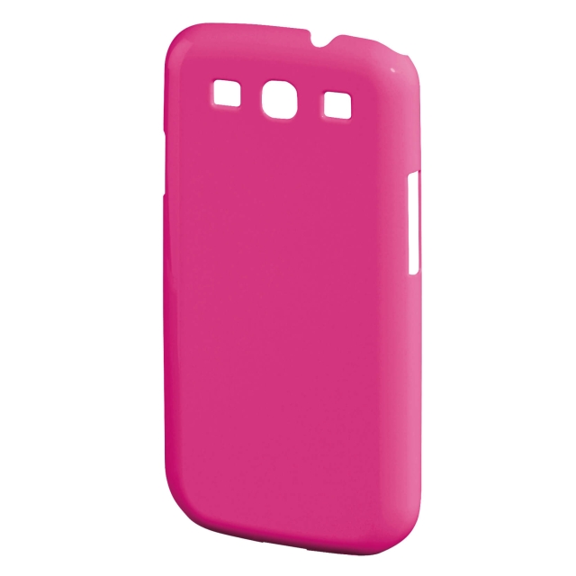 Rubber Mobile Phone Cover for Samsung Galaxy S 4, neon pink