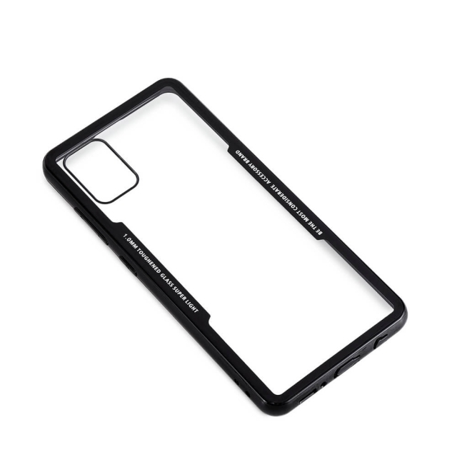 Mobile Cover Samsung A51 Tempered Glass