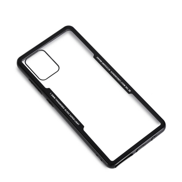 Mobile Cover Samsung A71 Tempered Glass