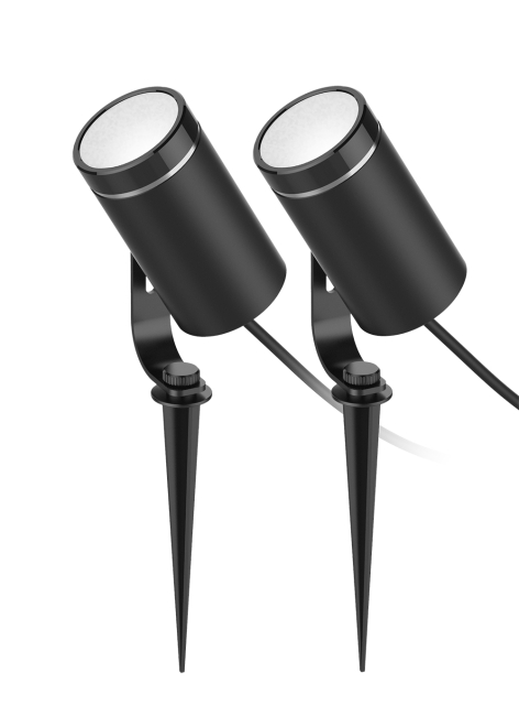 DELTACO SMART HOME Slimme RGB tuinlamp, zwart