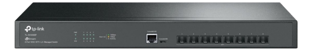 TP-Link JetStream™ 8-Port 10GE SFP+ L2+ Managed Switch