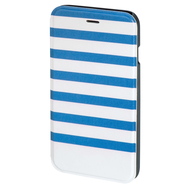 HAMA Mobilewallet DesignLine iPhone6/6S Stripe Blue/white