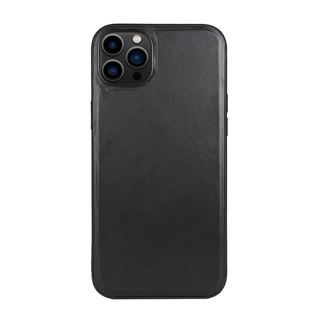 Phone Case Leather MagSeries Black - iPhone 14 Plus