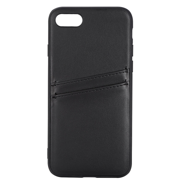 Phone Case PU Black - iPhone 7/8/SE