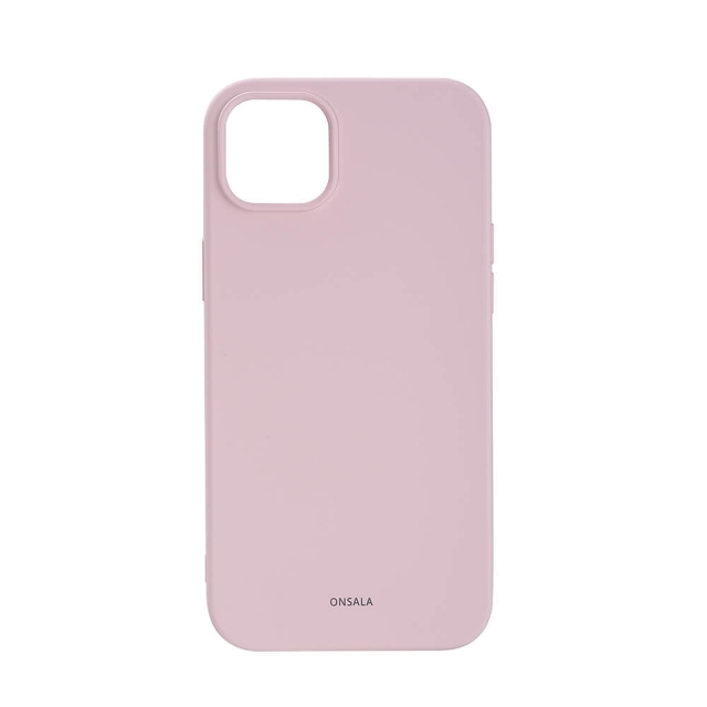 Phone Case Silicone Chalk Pink - iPhone 14 Plus
