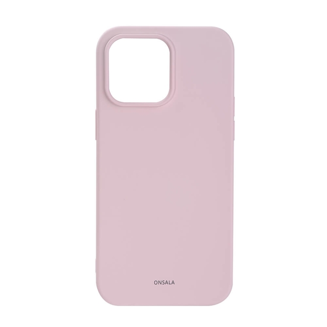Phone Case Silicone Chalk Pink - iPhone 14 Pro Max