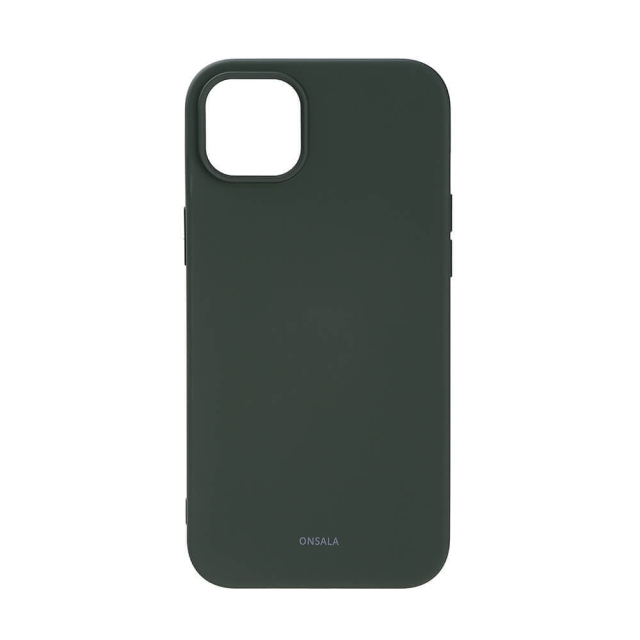Phone Case Silicone Olive Green - iPhone 14 Plus