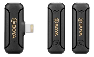 BOYA Wireless Microphone System x2 BY-WM3 For Iphone iOS, Lightning