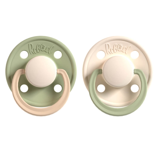 Pacifier 2-Pack Size 2 Cloudy Pearly Lion / Frosty Pearly Dolphin