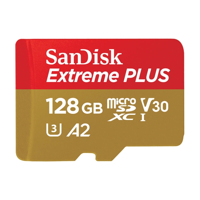 SANDISK MicroSDXC Extreme Plus 128GB 200MB/s A2 C10 V30 UHS-I