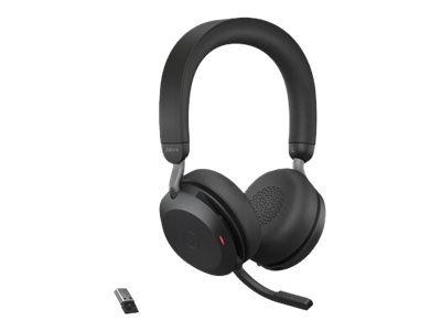 Jabra Office Trådlösa Hörlurar, Jabra Evolve2 75 Link380a Uc Stereo Black
