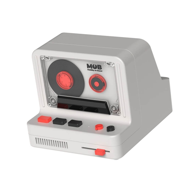 Speaker Retro Camera Grey