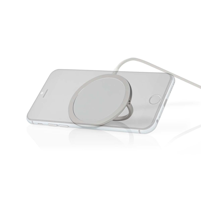 Nedis Draadloze Oplader | Staand | 5 / 7.5 / 10 / 15 W | 1.0 / 1.1 / 1.67 / 2 A | Inclusief kabel | USB Type-C™ | 1.00 m