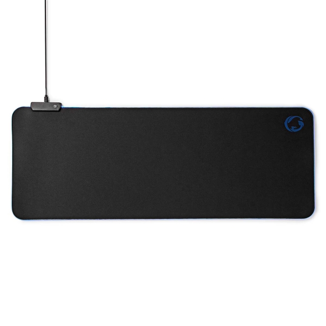 Nedis Gaming Muismat | Microfiber / Rubberen | Zwart