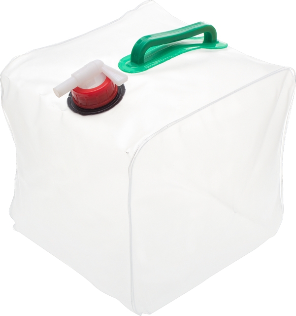 Opvouwbare watercontainer, handvat en kraantje 10 liter