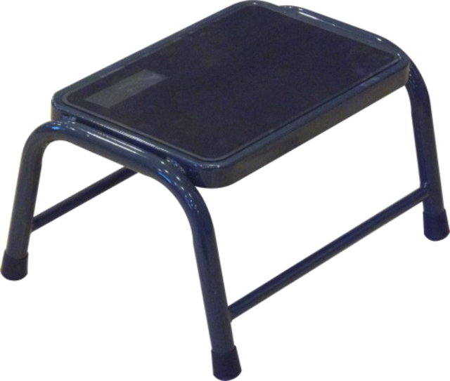 Fotpall metall 1 steg 43x35x24 cm, 1/8