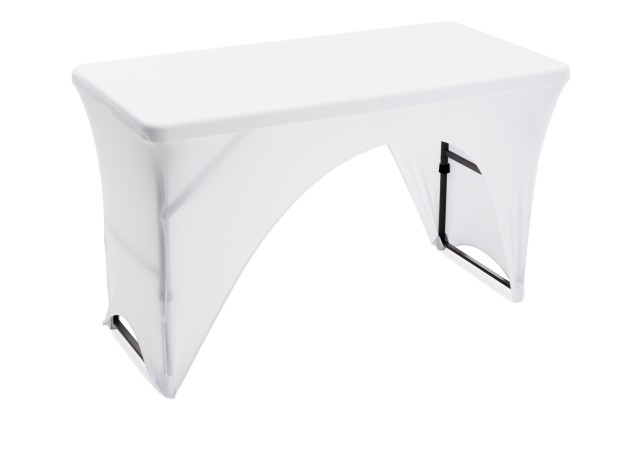 Stretchduk Spandex Small - 122 cm Vit