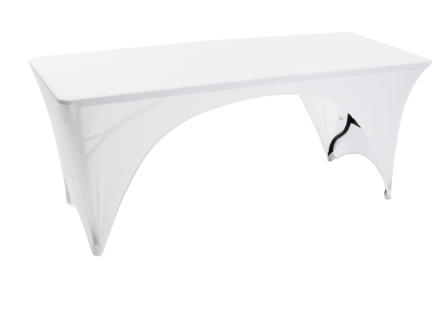 Stretchduk Spandex Large - 183 cm Vit