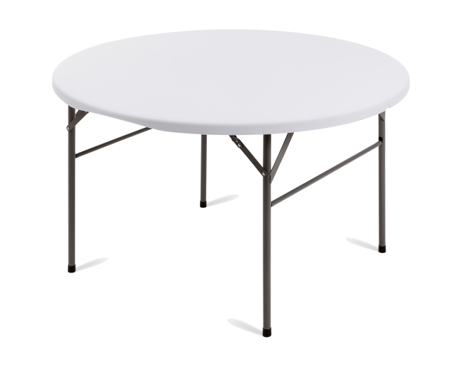 Stretchduk Spandex Rund Topp - 120 cm Vit