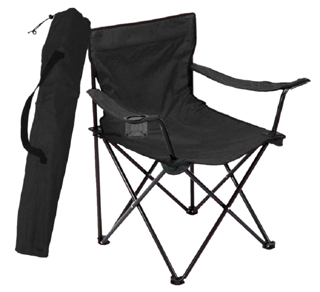 Campingstol m armstöd