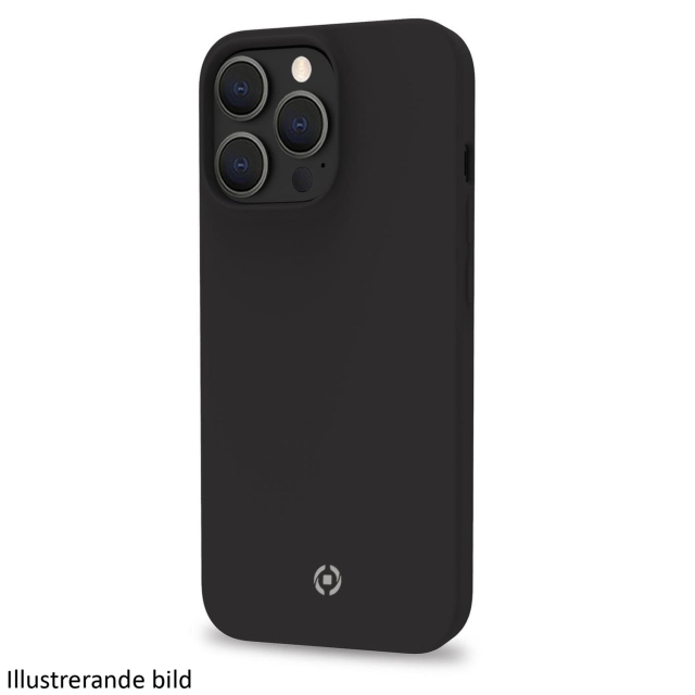 Celly Cromo Soft rubber case iPhone 15 Pro Svart