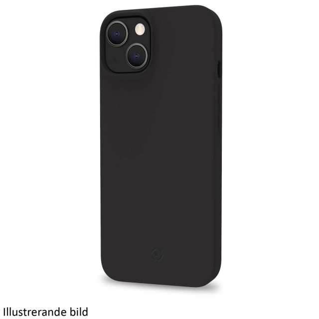 Celly Planet Soft TPU-Cover GRS 100% återvunnen TPU iPhone 15 Plus Svart