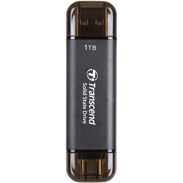 Transcend Portabel SSD ESD310C USB-C 1TB (R1050/W950) Svart