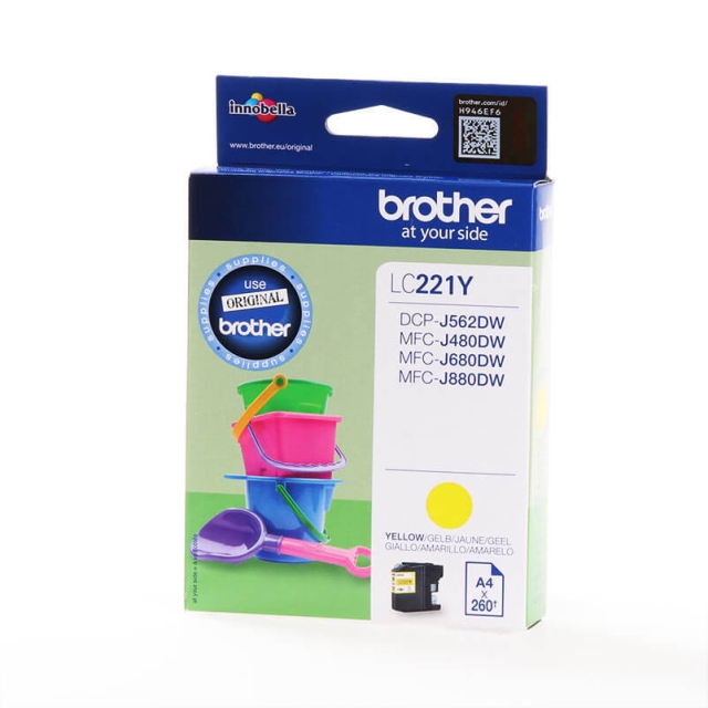 Ink LC221Y LC-221 Yellow