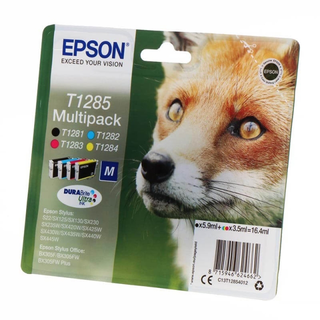 Ink C13T12854012 T1285 Multipack, Fox