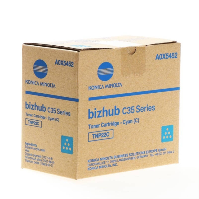 Toner A0X5452 TNP22 Cyan