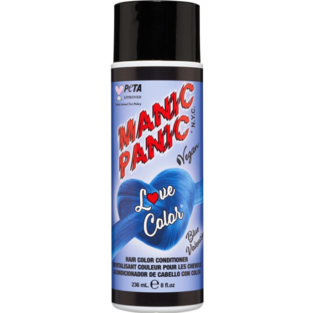 Manic Panic Love Color® Hair Color Depositing Conditioner Blue Valentine 236ml