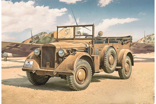 ITALERI 1:35 Kfz. Horch 901 typ 40 Frühe Ausf.