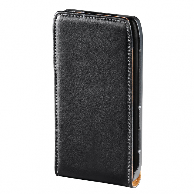 HAMA Mobilväska Nokia X7 flip-front svart läder
