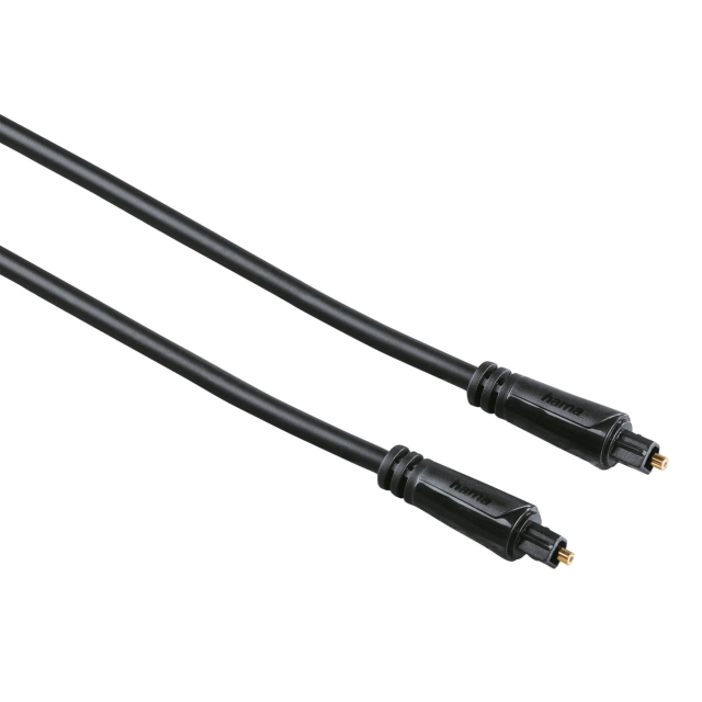 HAMA Kabel Audio Optisk Guld Svart 0.75m