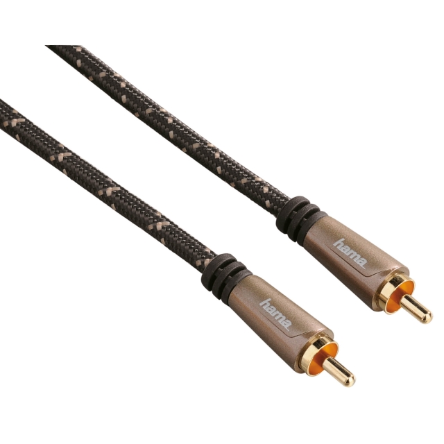 HAMA Kabel Audio Digital RCA Pro Svart 3m