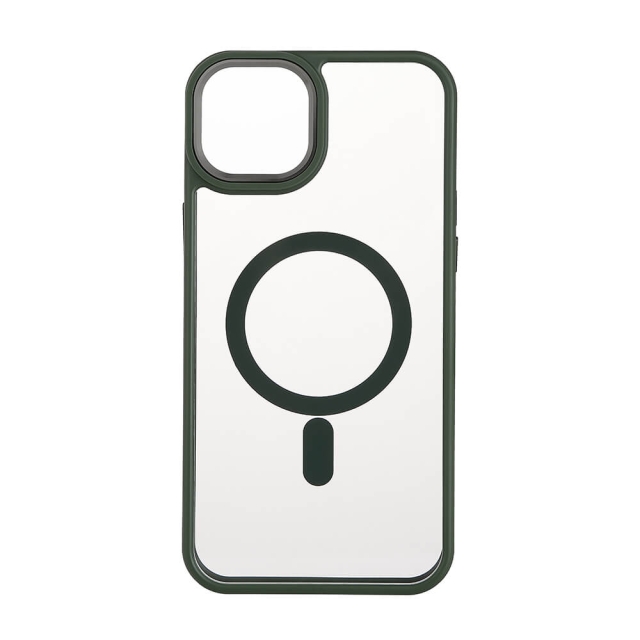 ONSALA Mobilskal Bumper MagSeries Green & Clear - iPhone 15 Plus