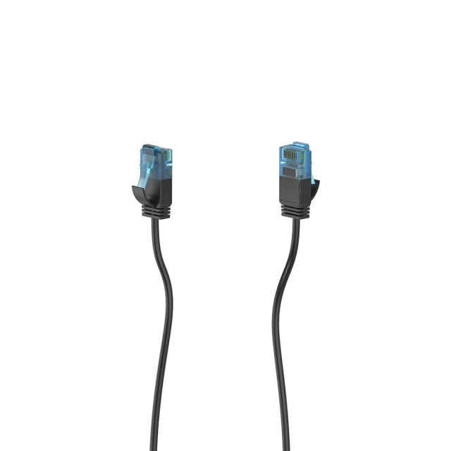 Hama Nätverkskabel CAT6a Slim U/UTP 0,50m Svart